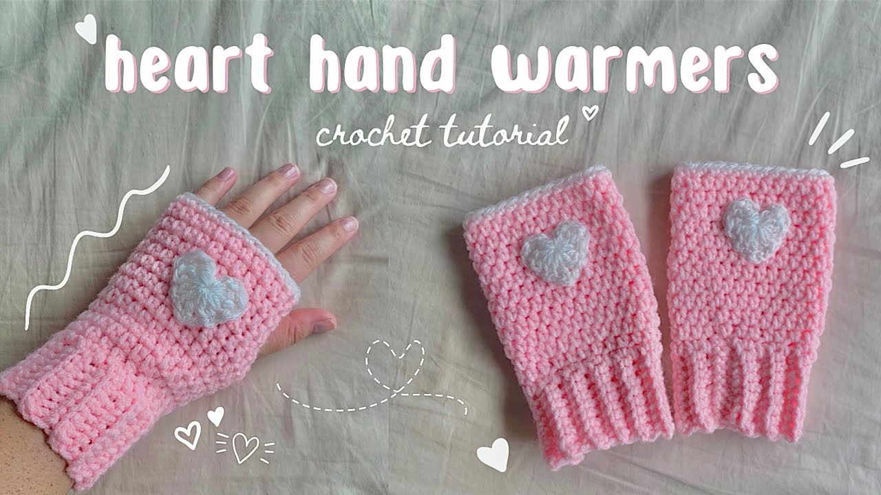 ✨easy✨ crochet hand warmers.fingerless gloves tutorial | beginner friendly
