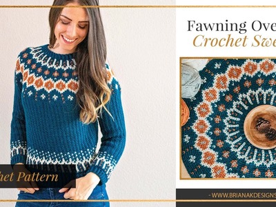 Fawning Over You Crochet Sweater Video Tutorial