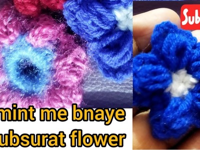 Flower design with crochet ???? within 5 mint || handmade gift || home decoration diy