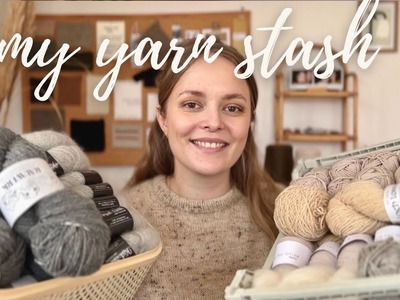 How I organize my yarn stash & wash and block my knits • marlene’s knitting podcast, episode 10