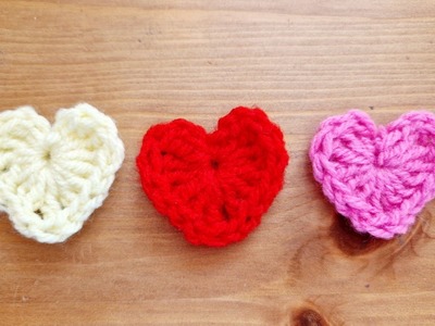 How to crochet a heart.