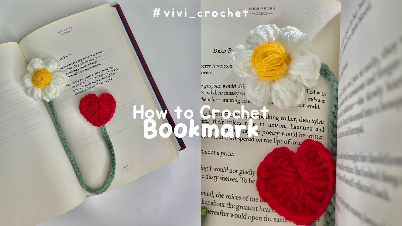 ♥️ How To Crochet Bookmark | Crochet gift idea ♥️
