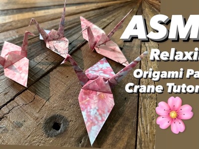 How to Fold Origami Paper Crane Tutorial