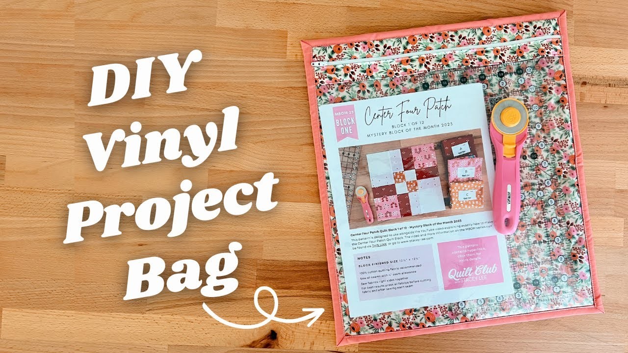 How to Make an Easy Project Bag Sewing Tutorial