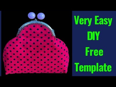 How To Make Clasp Frame Purse For Kids Easy Than It Looks.DIY Cute Frame Purse Pattern @TheTwinsDay​