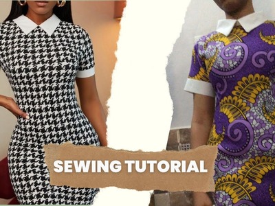 How to Sew a Fitted Dress With a Collar