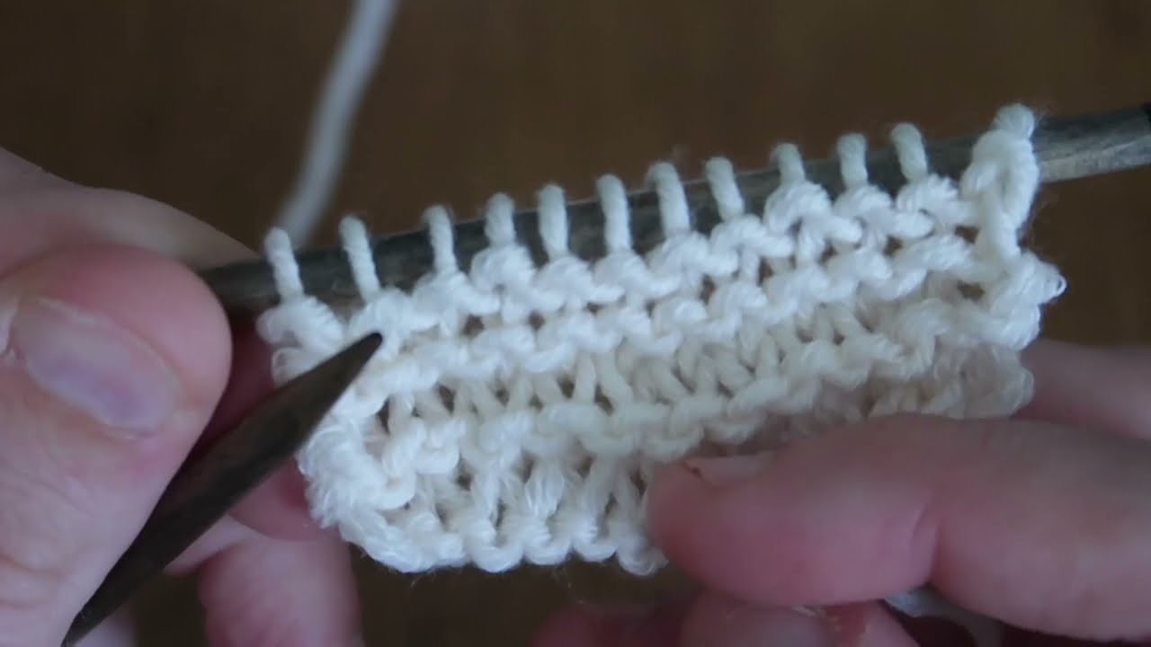 Knitting for Crocheters - Continental Knit and Norwegian Purl NO MOVING YARN FORWARD