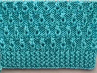 Knitting Stitch Pattern For Sweater.Jacket.Cardigan