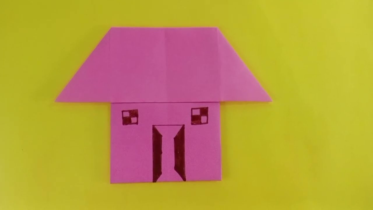 Orgami Paper Home.DIY.Paper Craft