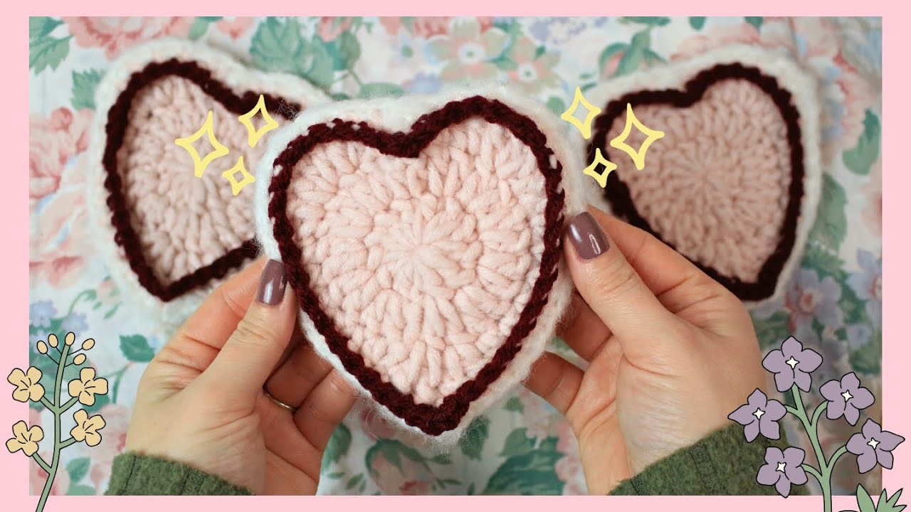 Quick & easy crochet heart tutorial ????