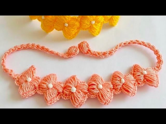 SUPER IDEA How to Make  Eye Catching Crochet Hair Band ( Bandana ) Tutorial