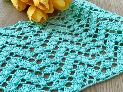SUPER IDEA HOW TO MAKE PERFECT Zig Zag Crochet Blouse, Shawl, Vest and Blanket Pattern