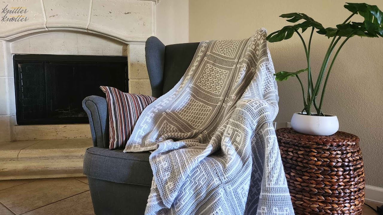 Tunisian Mosaic Blanket CAL '23 - Introduction & How to start making your first square