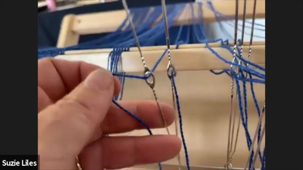 Warping Back to Front: Part 3 - Threading the Heddles and Reed