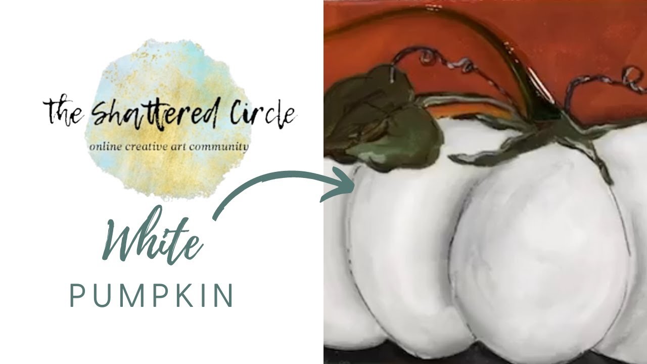 White Pumpkin (Glass & Resin Art Tutorial)