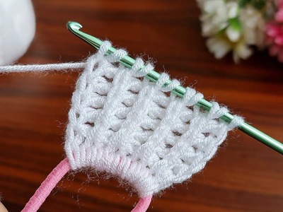 ????WOOW????You will love the very easy stylish knitting pattern of the perfect crochet headband bandana????