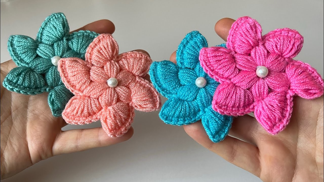 Wow!…⚡️Super Flower Pattern Crochet For Beginners ????. Crochet Knitting Flower Ideas