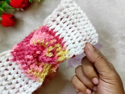 Wow ???? very easy crochet knitting hairband for begenner | crochet headband | woolen hairband | craft