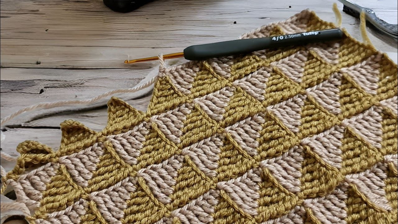 11- Very nice crochet Easy Blanket ???? Knitting Pattern & Tığişi