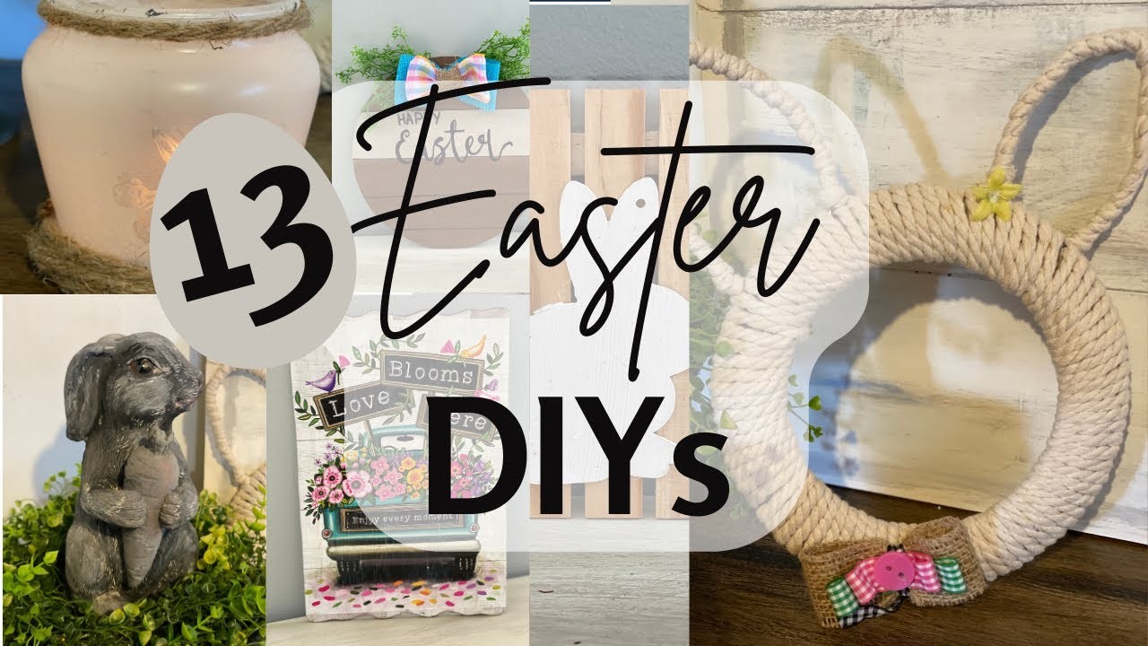 13 Favorite Easter Decor DIYs | Thrifted Flips | Dollar Tree DIYs