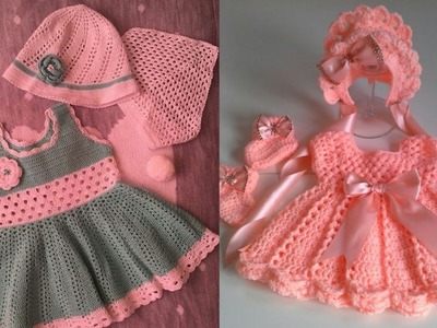 40+new and trendy crochet baby girl frocks design outstanding knitting patterns
