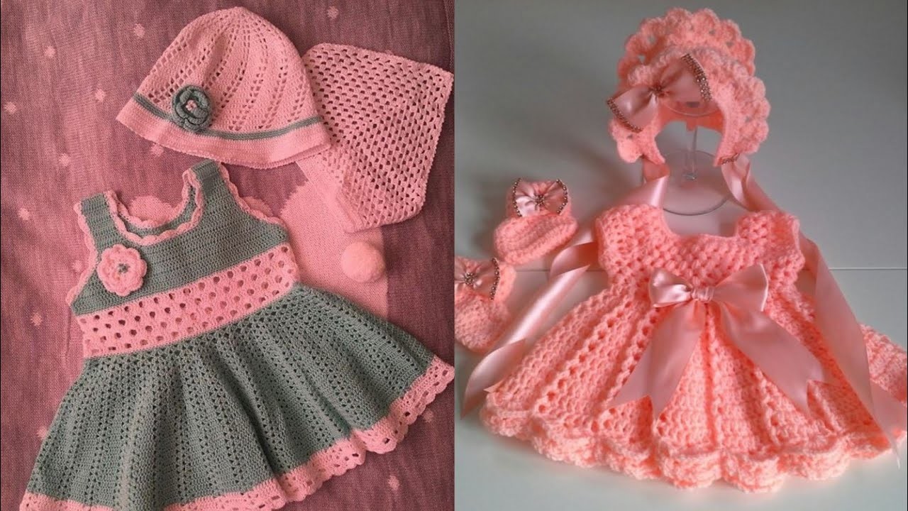 40+new and trendy crochet baby girl frocks design outstanding knitting patterns
