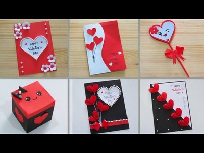 6How To Make Valentine's Day Greeting Card.Handmade Valentine's Day Card.Valentine's Day Card Making