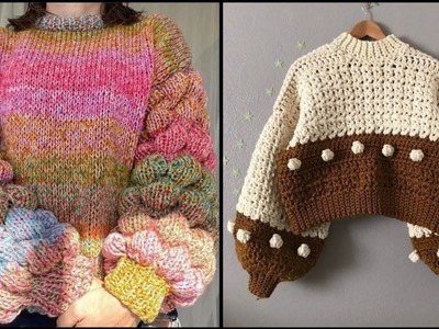 Adorable crochet sweater free pattern collection for girl's