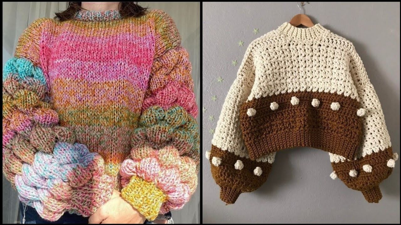 Adorable crochet sweater free pattern collection for girl's