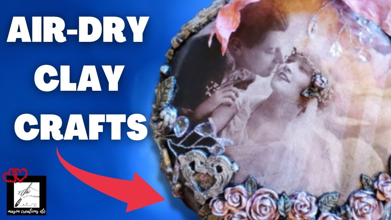 Air-dry Clay CRAFTS | VINTAGE Bride Bottle ????????????