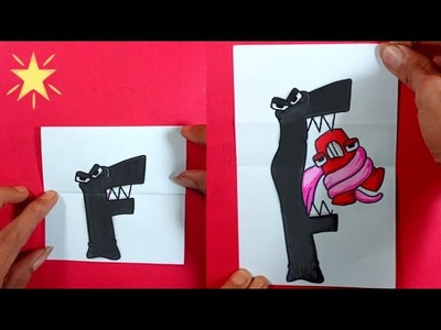 Alphabet Lore Transform || Amazing Art and Paper Craft Ideas Cool Creatives