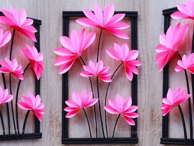 Amazing Wall Hanging | Paper Flower Wall Hanging | Home Decoration Ideas | Easy Craft | DIY