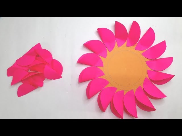 Beautiful and Easy Wall Hanging. Paper craft For Home Decoration. Paper Flower Wall Hanging. DIY