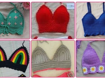 Crochet brazzer beautiful colour beautiful design ???? ❤ # knitting patterns