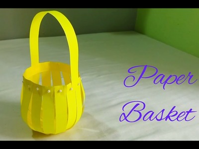 DIY How to make Easy Paper Basket| Paper Basket| Origami Paper Crafts
