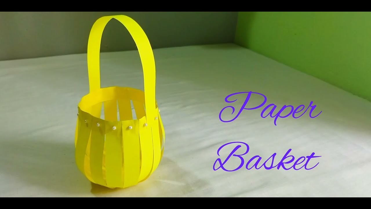 DIY How to make Easy Paper Basket| Paper Basket| Origami Paper Crafts