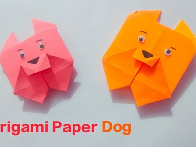 Easy origami dog face | Origami paper dog | Easy Paper crafts