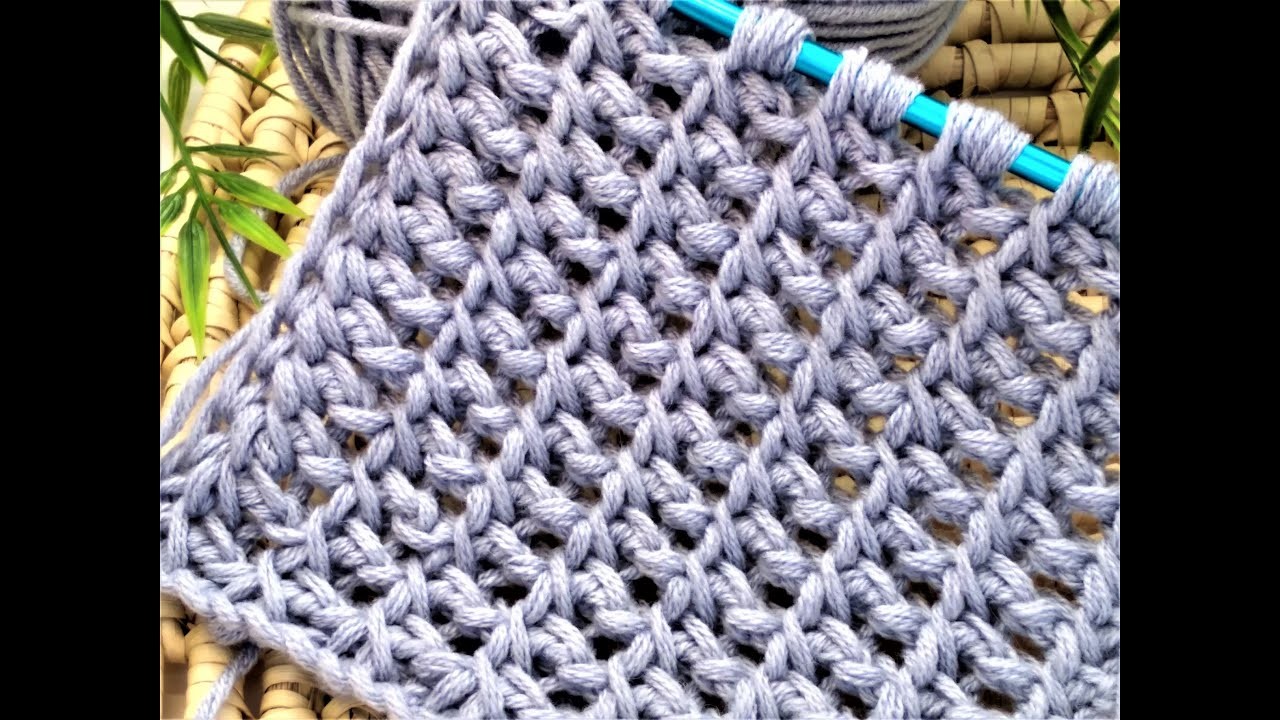Easy Stitch ~ Fantastic Design ~ Tunisian Crochet Pattern