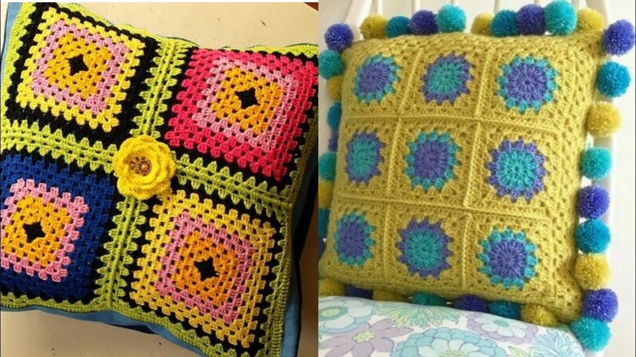 Extremely s unique free crochet patterns crochet cushion cover design
