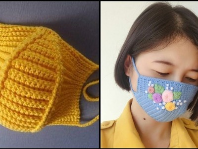 Gorgeous crochet face mask free pattern ideas for girl's