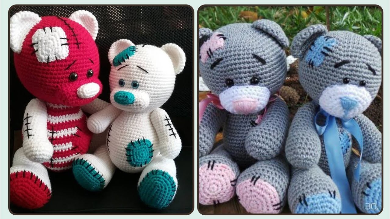 Gorgeous Crochet Handmade Teddy Bear Patterns - Crochet Amigurumi Patterns