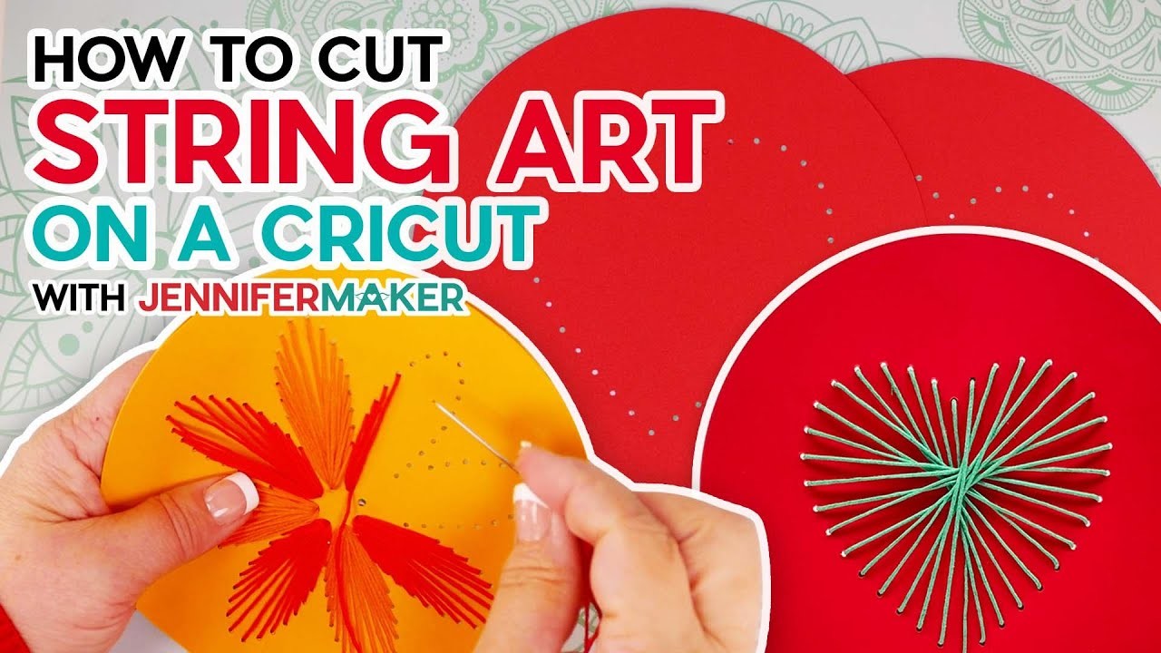 How to Cut String Art on a Cricut with Free Patterns!