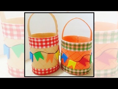 How to make paper basket | Paper crafts | Paper Basket easy | Basket design | Multi Art Work