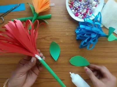 How to make paper flowers | Paper craft | Easy Paper Flower |Home Decor ideas
