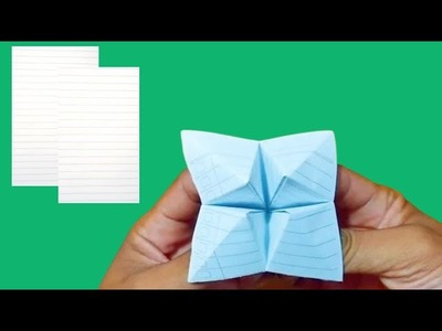 How to make paper fortune teller|paper ka fortuneteller banana ka tarika|the crafts studio byZeeshan