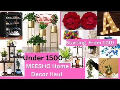 Meesho Home Decor Haul | Messho Haul Under 1500 | Messho Living Room Decor Haul #MEESHO #Home Decor
