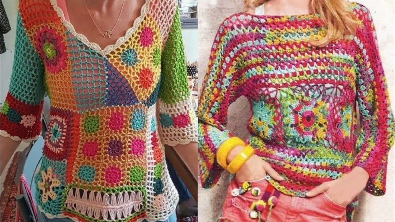 Most Demanding Stunning crochet blouses design collection for you || Expression Crochet Art