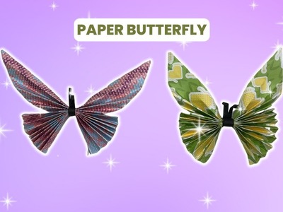 Origami Paper Butterfly | School Paper Craft Idea | DIY | Paper Toys