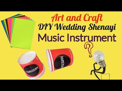 Paper Craft Idea. Make a Paper Dholak and shehnai @CraftParadisebyManvi