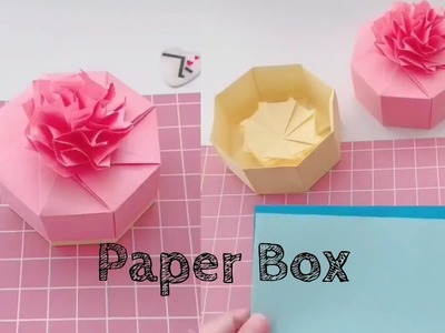 Paper Gift Box || Step by step || Paper Crafts || Hand made. home made????????????????